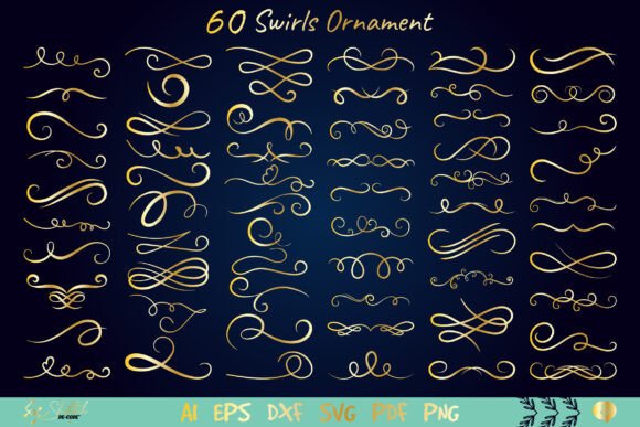 Download Vintage Swirls Ornament - Vintage Collection